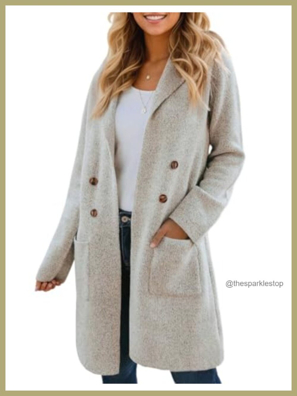 Women Long Cardigan Sweater Open Front Knit Blazer Coatigan